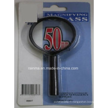 Loupe 50mm bon marché avec loupe en plastique